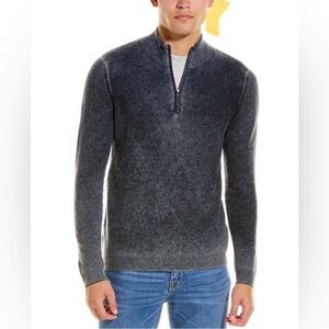 Autumn Cashmere NWT Inked Shaker 1/4 Zip Sweater